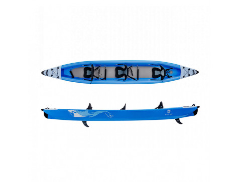 BLAU SEE Надувной каяк Whale-3 Expedition BLAU SEE Надувной каяк Whale-3 Expedition